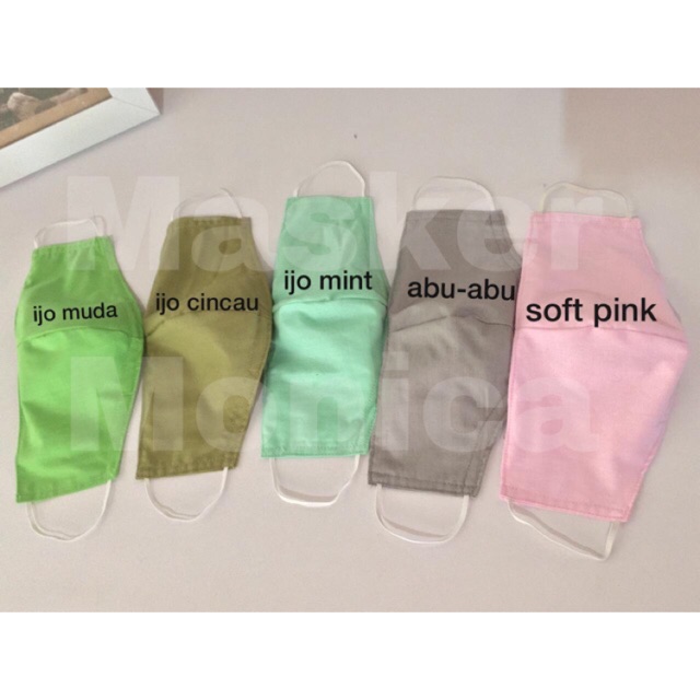 Masker Kain Katun 3 Lapis