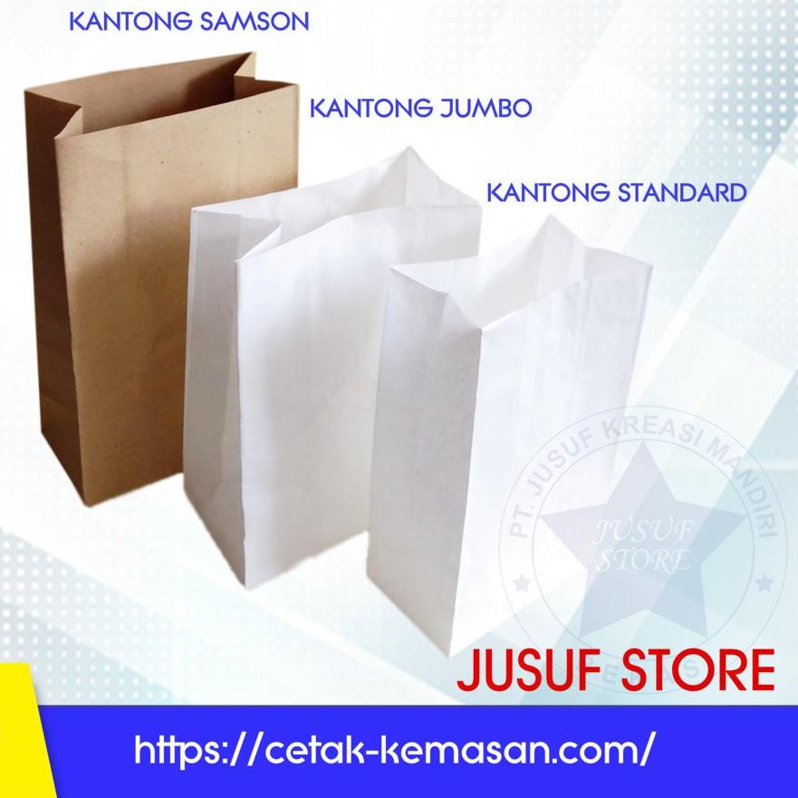 

✯ Kantong | paperbag Lipat Dalam foodgrade isi 100 pcs ♦