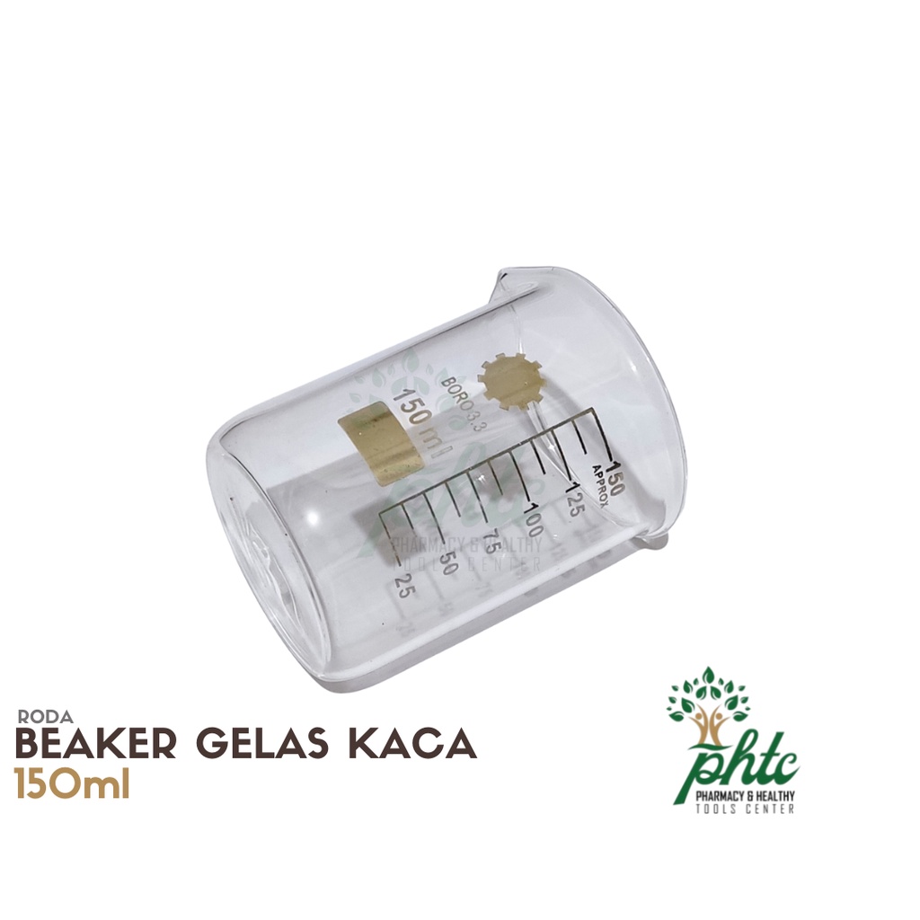 RODA Beaker Glass 150ml - Kaca