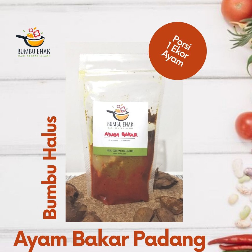 Bumbu Halus Ayam/Ikan Bakar Khas Padang Porsi 1 Ekor Ayam / 1 kg Ikan