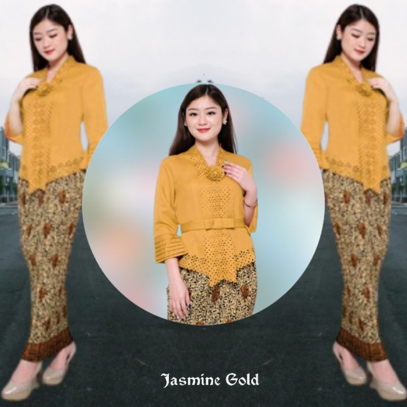 Atasan Kebaya Encim Modern Kebaya Wisuda/Pesta Jasmine