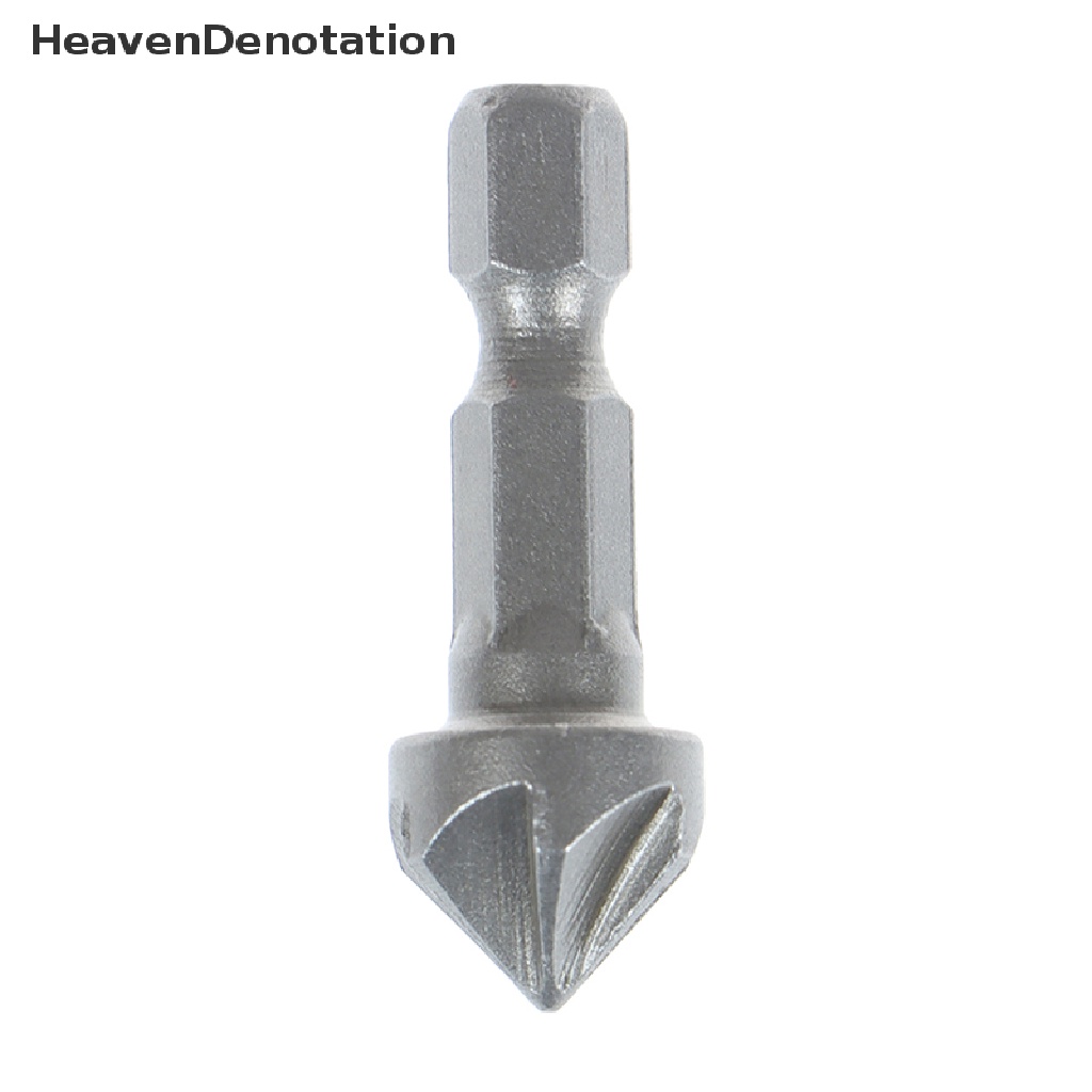 6 Flute Countersink Drill Bit Chamfer Cutting Handle Hexagon Untuk Pengerjaan Kayu