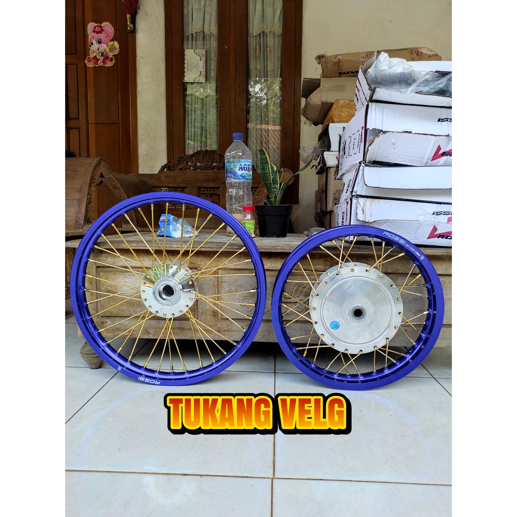 Velg jari jari Mio atau X-Ride paketan ring 14-17 model cross trail trabas