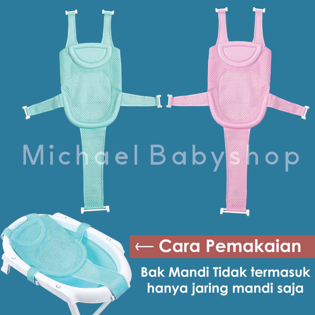 JARING MANDI BUSA BESAR BAYI Baby bath Helper premium ORI busa Besar bayi Jaring mandi bayi premium