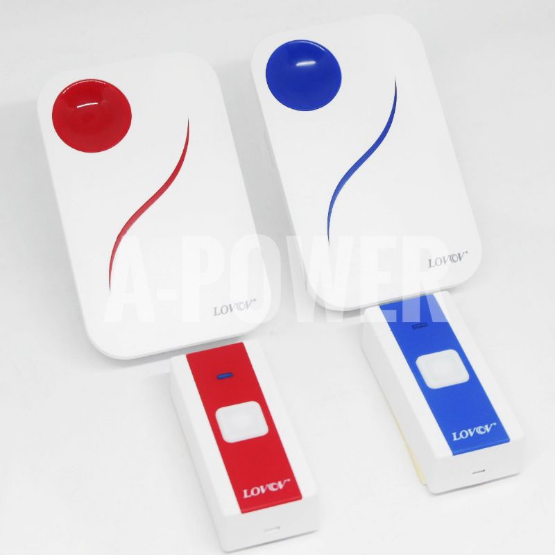 Lovov - Wireless Door Bell / Bel Pintu Tanpa Kabel