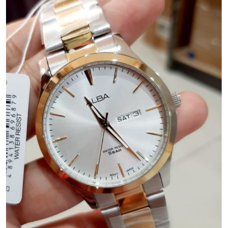 Alba AJ6124#AJ6124#AJ6124X1#jam tangan pria Alba aj6124#man watch Alba Aj6124X1#Alba AJ6124X1