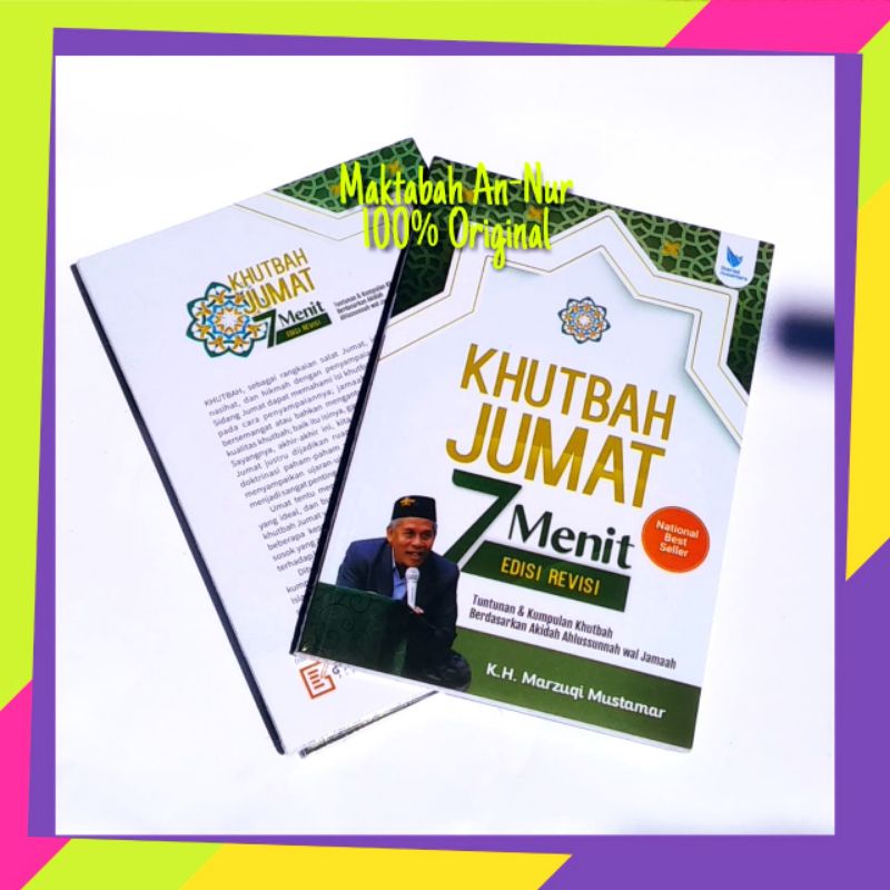 Buku Khutbah Jumat 7 Menit, Khutbah Jum'at 7 Menit, KH Marzuki Mustamar