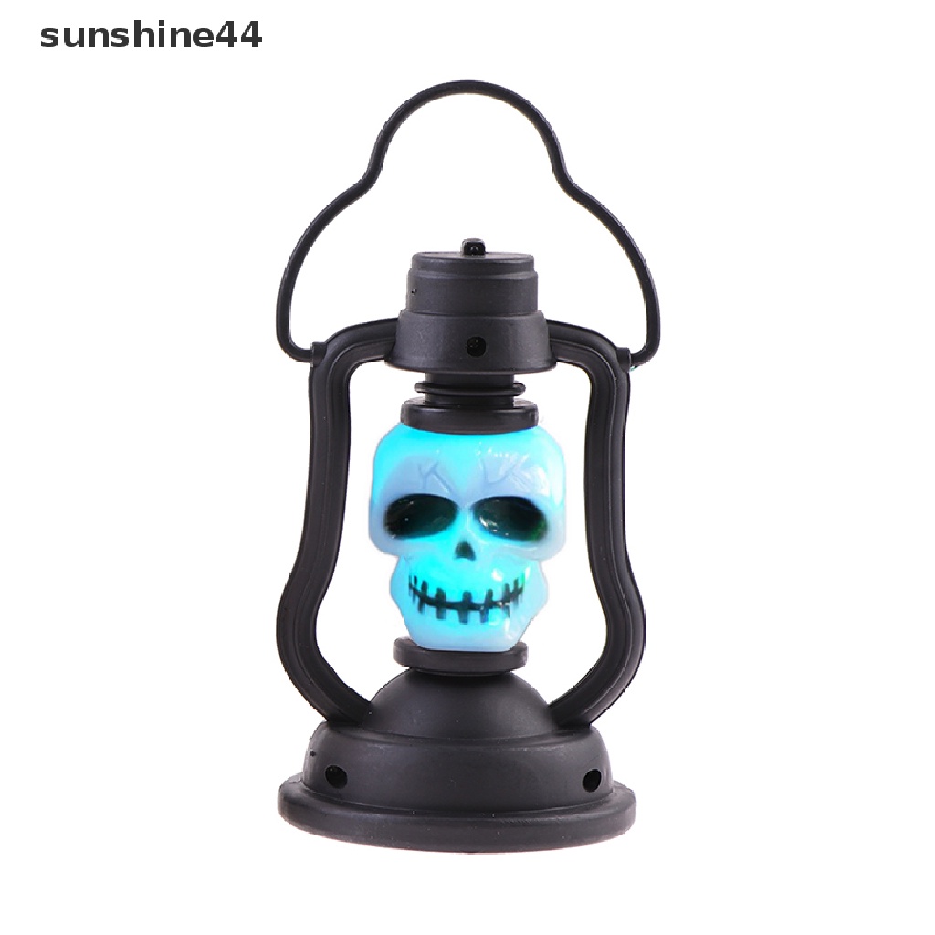 Sunshine Lampu Lentera Gantung LED Bentuk Labu / Hantu Seram Untuk Dekorasi Halloween