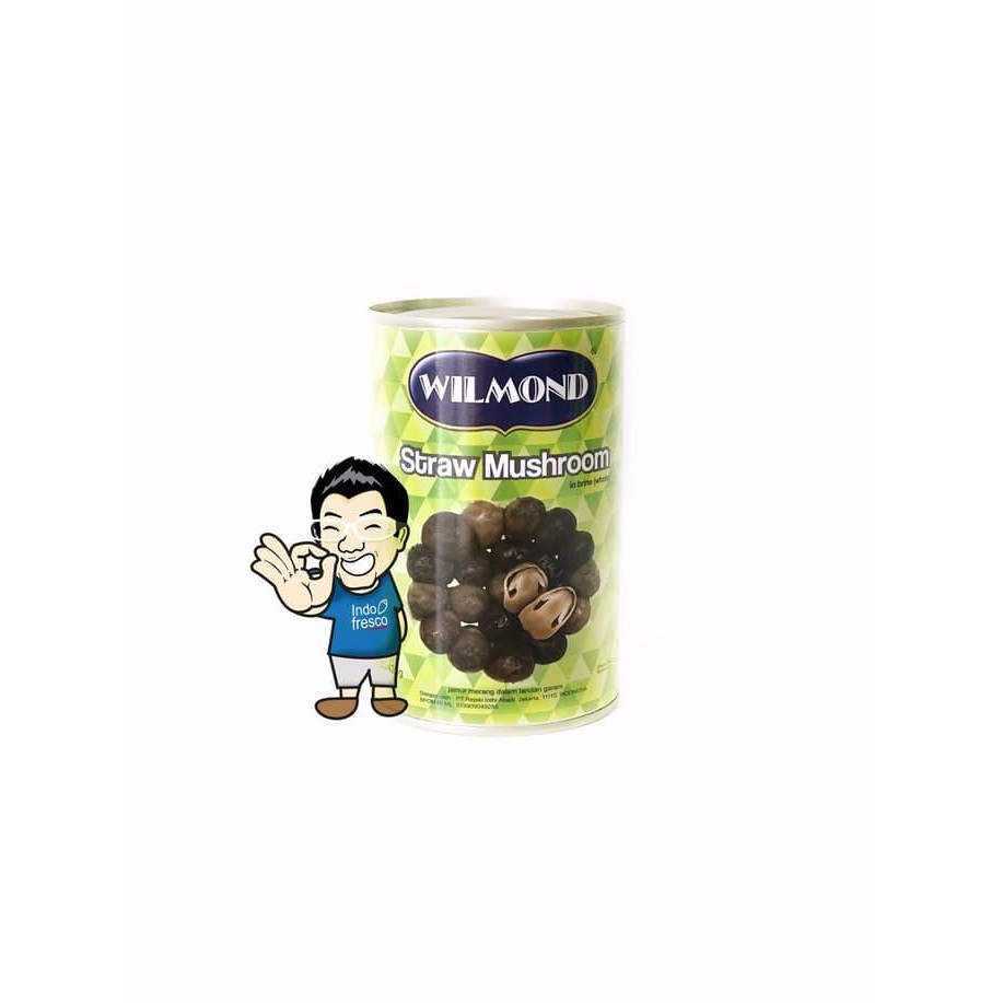 

TERPOPULER Wilmond Jamur kaleng -Straw Whole Mushroom In Brine Canned 425g MURAH