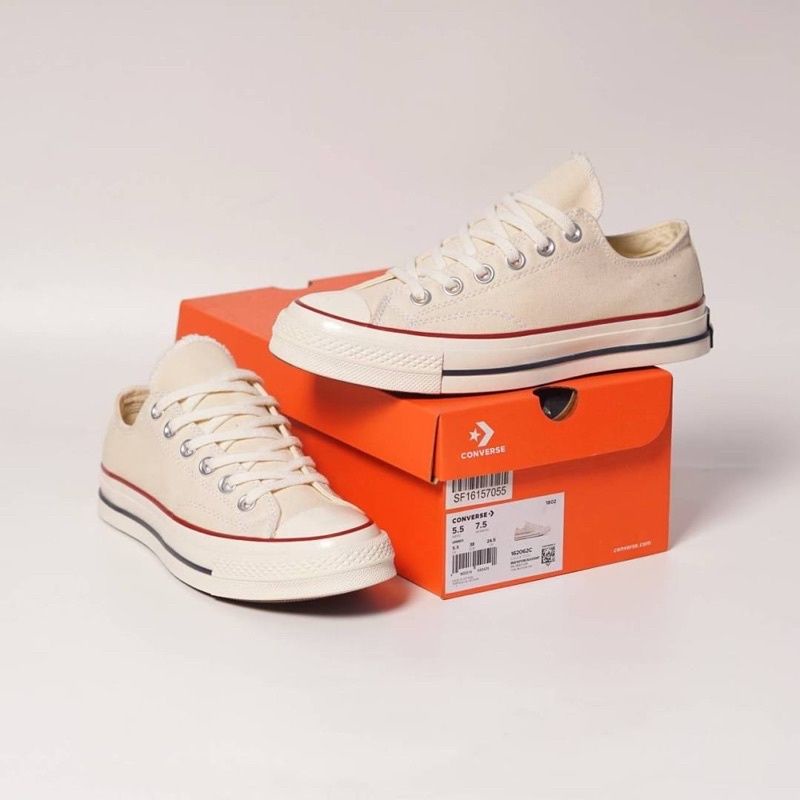 Sepatu Converse 70s Ox White Egret / Converse 70s Ox Cream Termurah / Converse 70s Low Black Premium Terlaris / Sepatu Pria dan Wanita