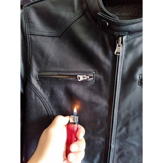 Jaket kulit Domba Garut Asli Pria Elegan