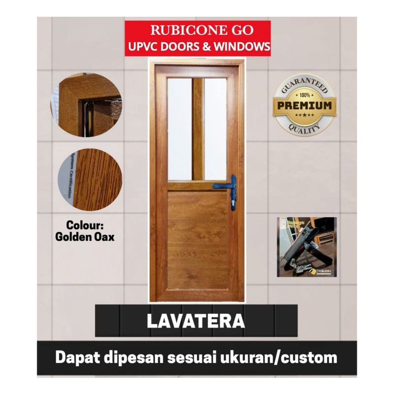 Pintu Utama/Kantor / Kamar Upvc Rubicon go - Lavatera