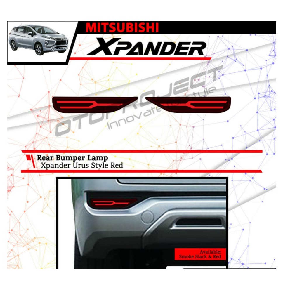 Rear Bumper Lamp - Lampu Reflektor Bemper Belakang Xpander Urus  Style