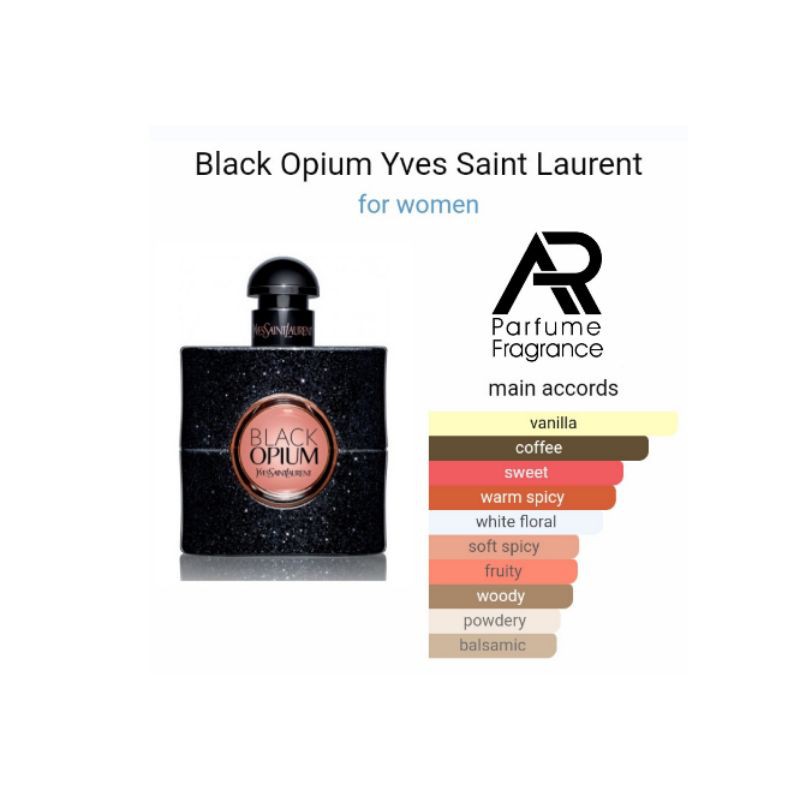 Parfum Terlaris Wanita BLACK OPIUM Parfum BEST SELLER Perempuan ARparfumfragrance Parfum Isi Ulang Viral Tahan Lama Seharian