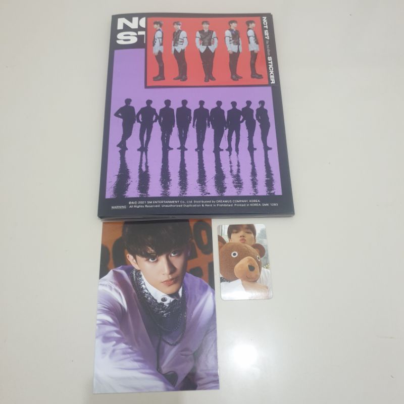 PC TAEYONG BONEKA FULLSET UNSEALED ALBUM NCT 127 - STICKER PHOTOBOOK VERS
