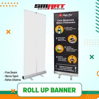 Jual Roll Banner Roll Up Banner Cetak Roll Banner Cetak Roll Up Banner X Cm Shopee