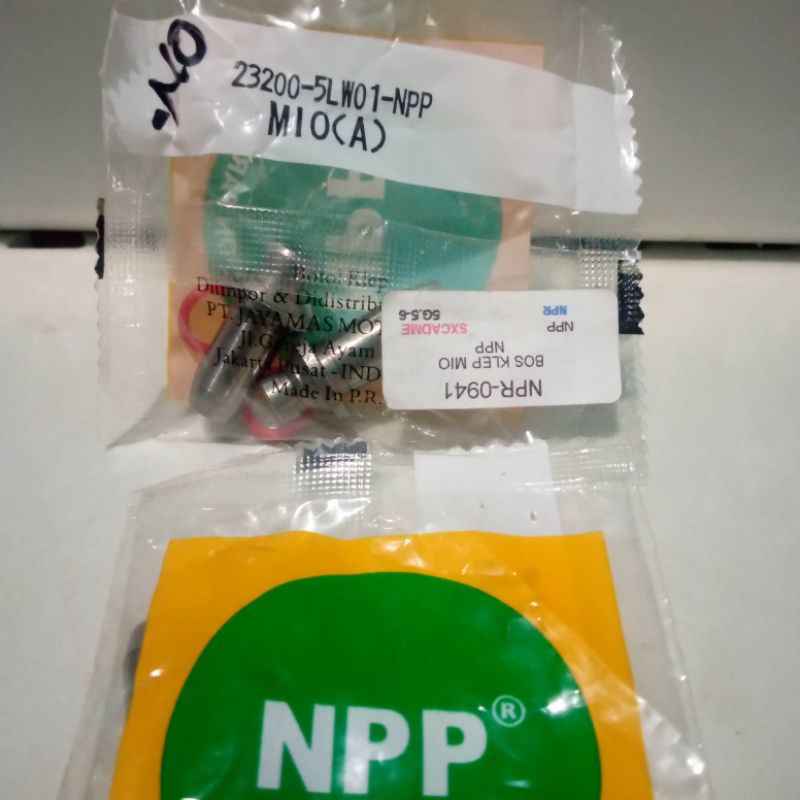 NPP MIO(HARGA SATU SET) BOSH KLEP BOS KLEP BOS BOTOL KLEP MIO ORIGINAL NPP