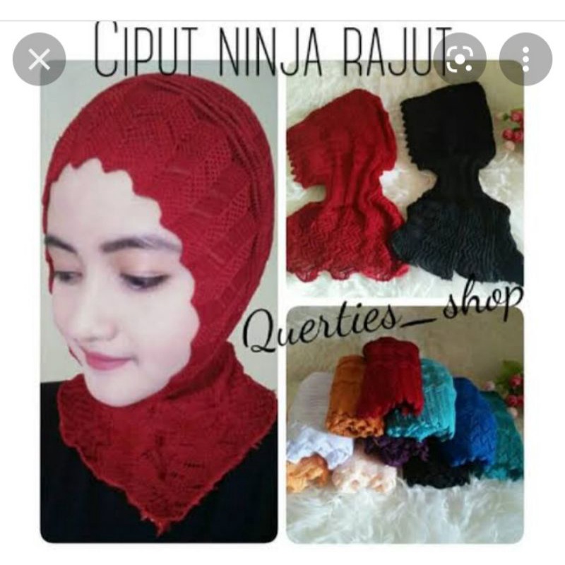 Ciput ninja rajut 1 kodi