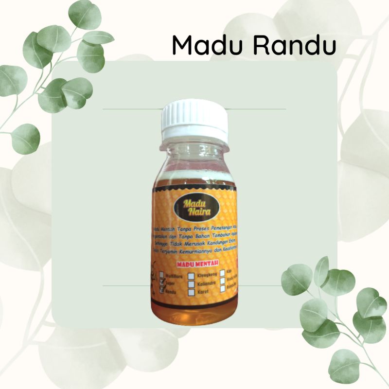 

Madu Asli Madu Mentah Madu Randu Madu Murni Asli 100% Berat 100 gram