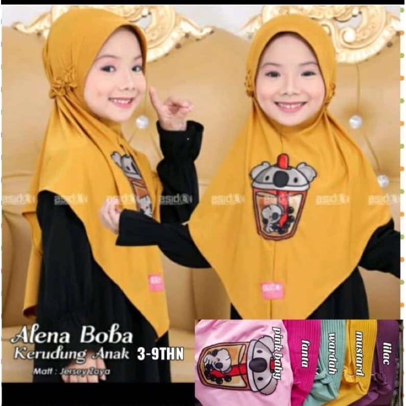 Hijab Murah Jilbab Anak Alena Boba