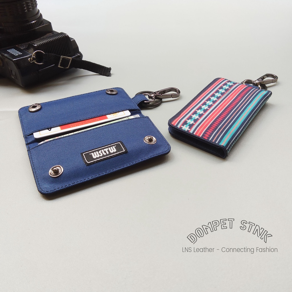 Dompet Stnk Kunci Mobil Gantungan Kunci Motor lipat Key Wallet - WSGK030