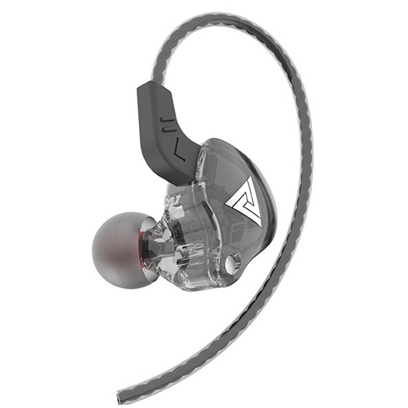 HiFi Earphone Bass Dynamic Driver with Mic QKZ-AK6 Hitam