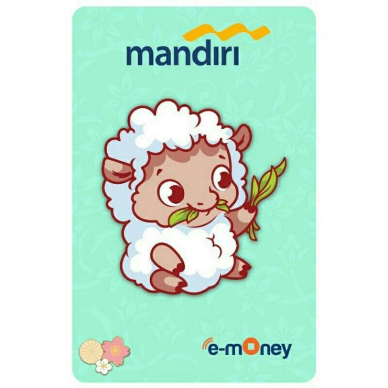 eMoney Mandiri Shio Kambing (Goat) ORI /Like eTOLL Tapcash Flazz or Brizzi