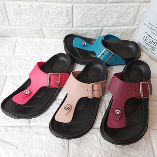 Sandal Wanita Casual Santai Kokop tali dua model terbaru Sandal Wanita Casual Santai Kokop tali dua model terbaru