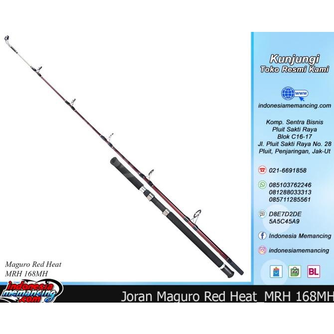 Joran Laut MAGURO RED HEAT Panjang 168MH