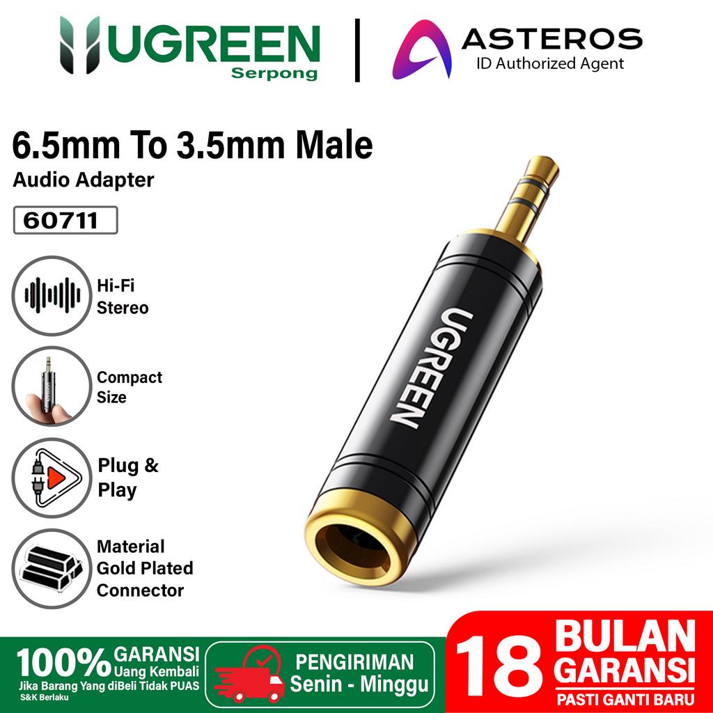 UGREEN Converter Jack Mic Audio 6.5mm Female to 3.5mm Male Audio Adapter