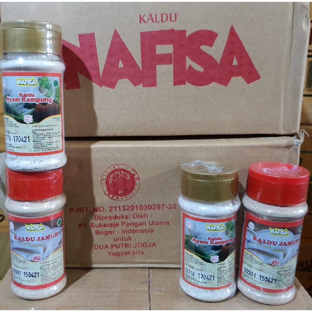 Kaldu Ayam Kampung - Jamur Nafisa Non Msg 80Gr mpasi kaldu sehat alami