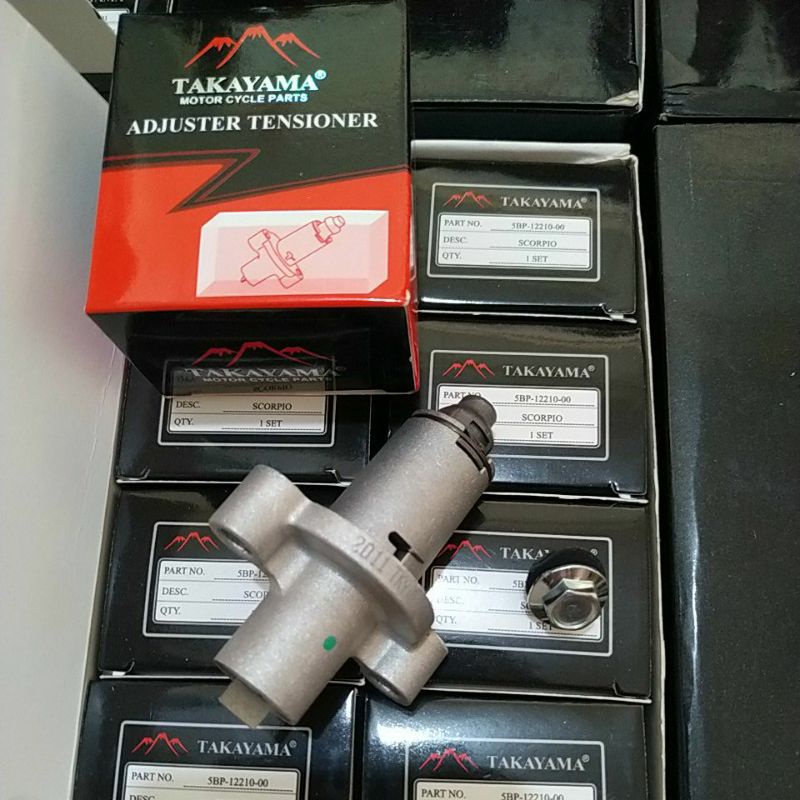 setelan tensioner tonjokan keteng Scorpio TAKAYAMA