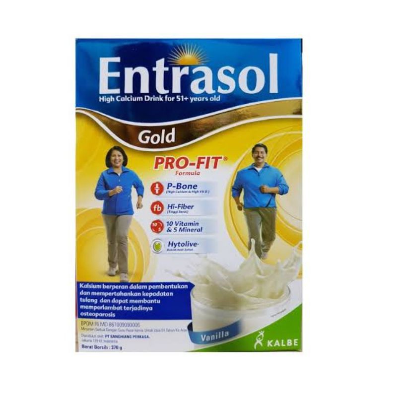 

ENTRASOL GOLD VANILA/ PLAIN/ CHOCOLATE 340gr