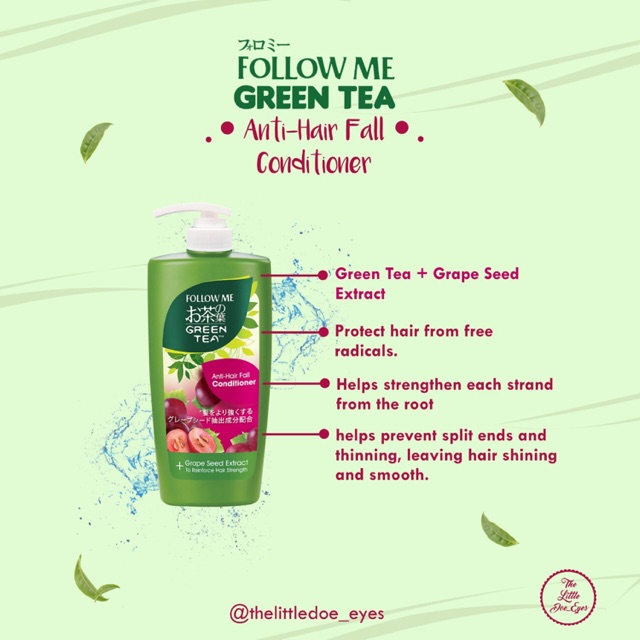 [READY] Follow Me Green Tea Anti Hair Fall Conditioner exp 05/2024