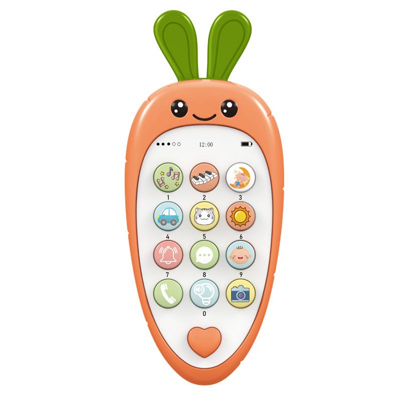 Mainan Anak MOBILE PHONE RABBIT Telepon Music Puzzle Bilingual Mobile