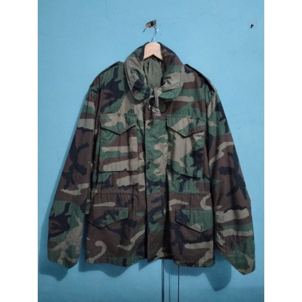 Jaket M65 woodland us army john ownbey original