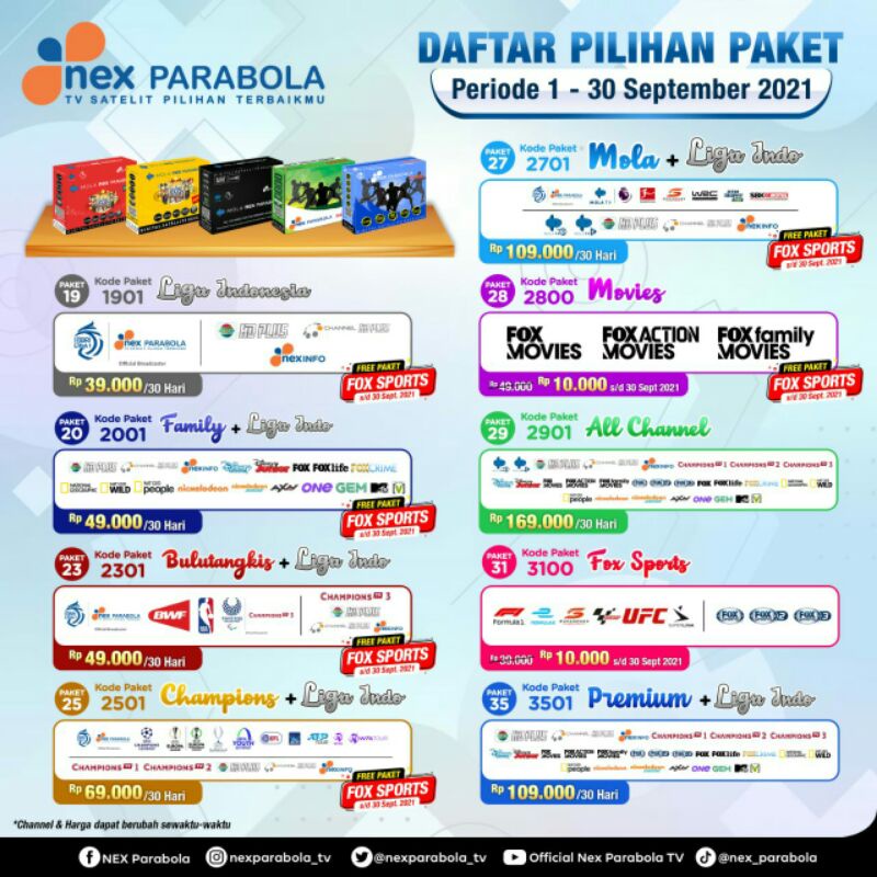 VOUCHER NEX PARABOLA CHAMPIONS (PAKET 25)