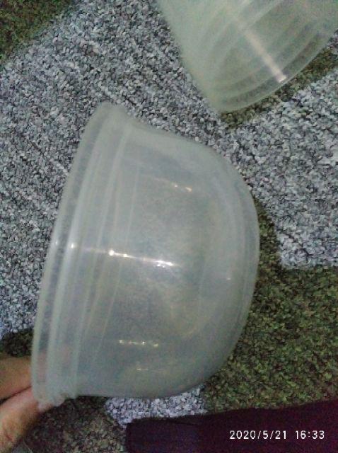 Thinwall Bulat Mangkok Tebal Tahan Panas Microwave Fim 450ml