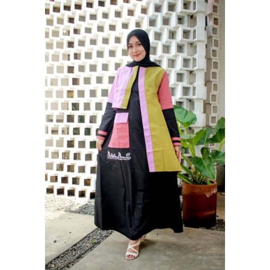 GAMIS HALIDA HANS / GAMIS MUSLIM / BAJU WANITA / GAMIS KEKINIAN / ASLI PEKALONGAN