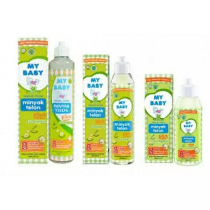 My Baby Minyak Telon Plus Eucalyptus 150mL / 150 mL TAHAN 8 JAM (Chamomile + Citronella)