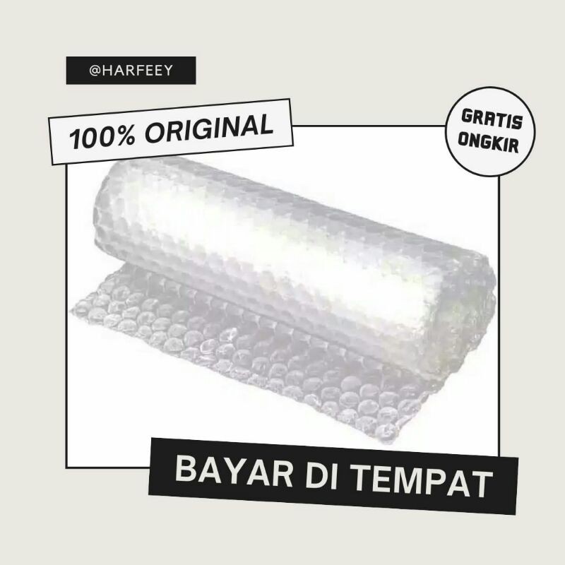 

Packing tambahan (Bubble Wrap, Kertas Kado, Plastik)