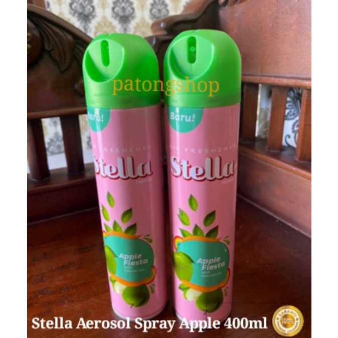 Stella Aerosol Spray APPLE / pengharum ruangan / 400ml 200ml