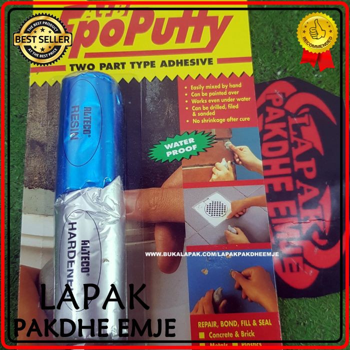 Jual LEM PORTING EPOPUTTY ALTECO ORIGINAL LEM PORTING EPO PUTTY 50 GRAM ...