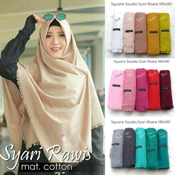 JILBAB SEGIEMPAT JUMBO SAUDIA GRANDE RAWIS POLOS