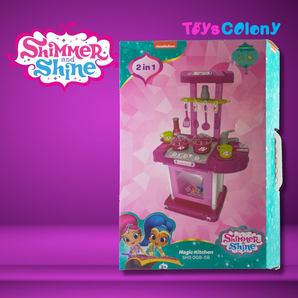 MAINAN ANAK KITCHEN SET MASAK MASAKKAN HAPPY COOKING SHIMMER AND SHINE SHS 008-58