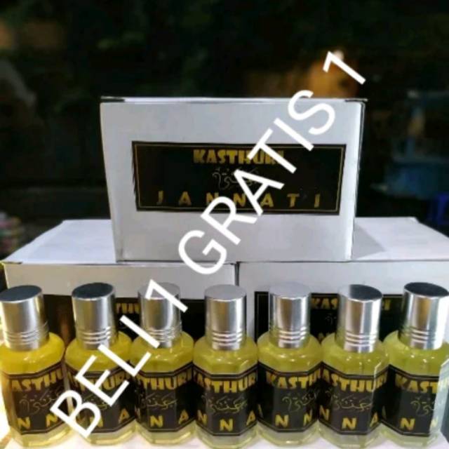 Kasturi jannati - minyak wangi asli bibit 12ml