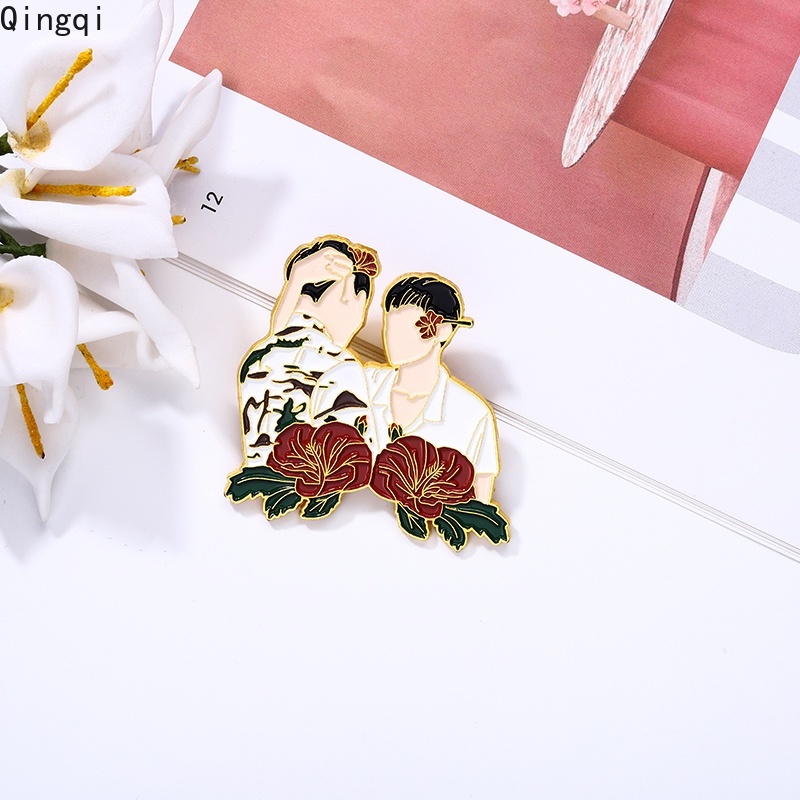 Bkpp Bros Pin Enamel Desain Kartun Hibiscus Serial TV CP Untuk Hadiah Penggemar