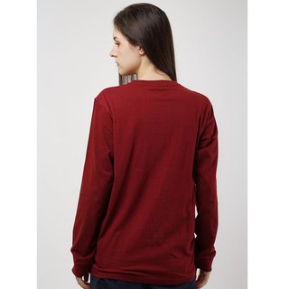  Erigo  Longsleeve Basic Dragon Maroon KODE 6365 Shopee 