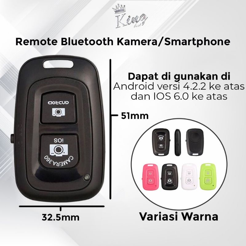 REMOTE SELFIE BLUETOOTH SHUTTER CAMERA TOMSIS ANDROID IOS IPHONE