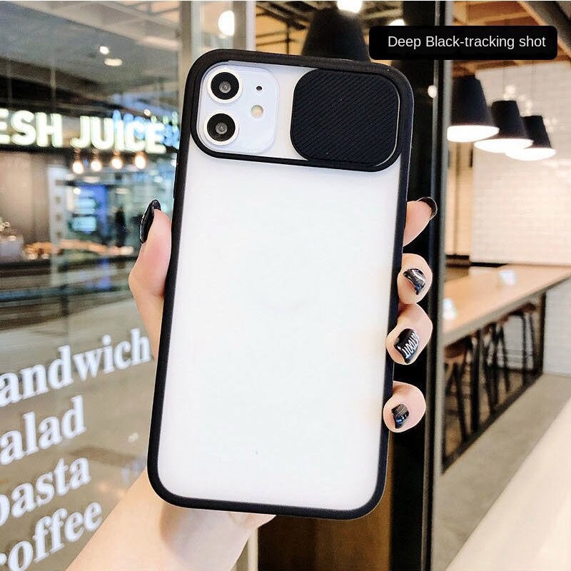 Dorong Tarik Pola Lensa Casing Ponsel untuk iPhone 12 13 11 Pro Max X Xs Max Xr 7 8 Plus Silikon Lembut Fgtl Cover